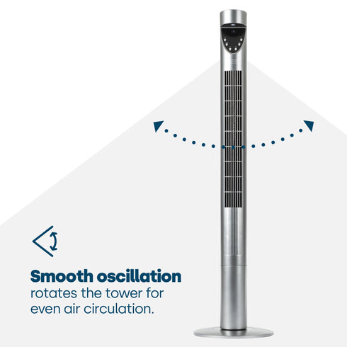 47" Tower Fan - Titanium